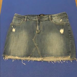 Hollister denim skirt